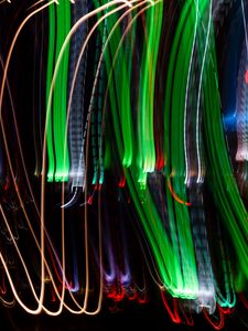 Preview wallpaper light, lines, freezelight, blur, abstraction, long exposure