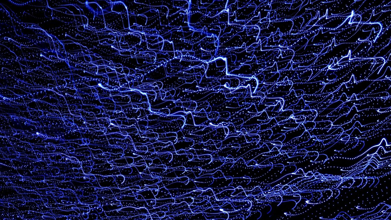 Wallpaper light, lines, freezelight, abstraction, blue