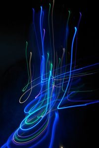 Preview wallpaper light, lines, freezelight, abstraction, blue, dark