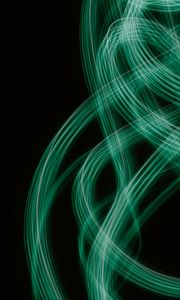 Preview wallpaper light, lines, freezelight, blur, abstraction, green
