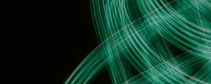 Preview wallpaper light, lines, freezelight, blur, abstraction, green