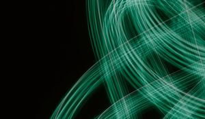 Preview wallpaper light, lines, freezelight, blur, abstraction, green
