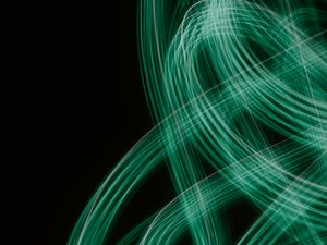 Preview wallpaper light, lines, freezelight, blur, abstraction, green