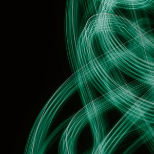 Preview wallpaper light, lines, freezelight, blur, abstraction, green