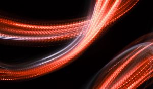 Preview wallpaper light, lines, freezelight, long exposure, red, abstraction