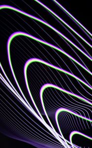 Preview wallpaper light, lines, freezelight, distortion, bends, abstraction