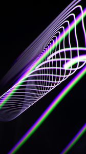Preview wallpaper light, lines, freezelight, distortion, abstraction