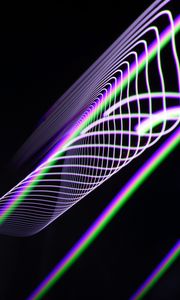 Preview wallpaper light, lines, freezelight, distortion, abstraction
