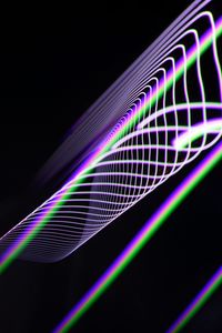 Preview wallpaper light, lines, freezelight, distortion, abstraction