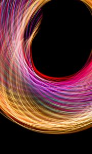 Preview wallpaper light, lines, freezelight, abstraction, colorful