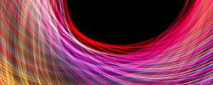 Preview wallpaper light, lines, freezelight, abstraction, colorful