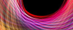 Preview wallpaper light, lines, freezelight, abstraction, colorful