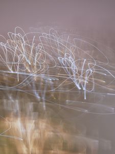 Preview wallpaper light, lines, long exposure, abstraction