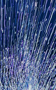 Preview wallpaper light, lines, long exposure, abstraction, blue