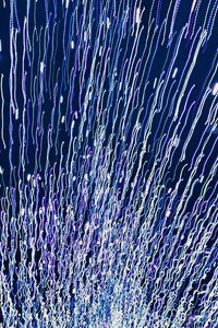 Preview wallpaper light, lines, long exposure, abstraction, blue