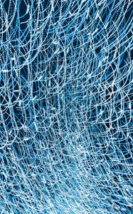 Preview wallpaper light, lines, long exposure, blue, abstraction