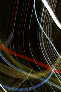 Preview wallpaper light, lines, long exposure, freezelight, colorful, abstraction