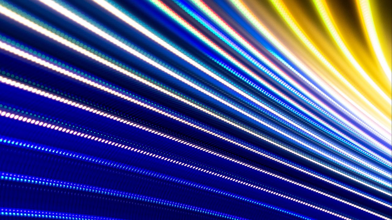 Wallpaper light, lines, neon, abstraction