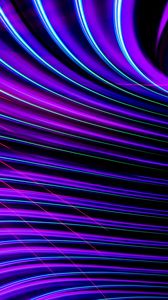 Preview wallpaper light, lines, neon, freezelight, abstraction, purple
