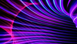 Preview wallpaper light, lines, neon, freezelight, abstraction, purple