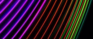 Preview wallpaper light, lines, neon, abstraction, colorful