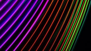 Preview wallpaper light, lines, neon, abstraction, colorful