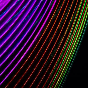 Preview wallpaper light, lines, neon, abstraction, colorful