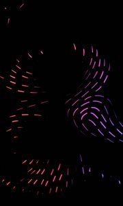 Preview wallpaper light, lines, wavy, patterns, dark