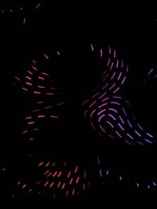 Preview wallpaper light, lines, wavy, patterns, dark