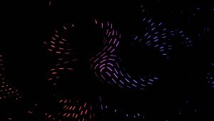 Preview wallpaper light, lines, wavy, patterns, dark