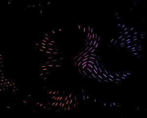 Preview wallpaper light, lines, wavy, patterns, dark