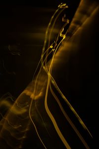 Preview wallpaper light, long exposure, abstraction, yellow