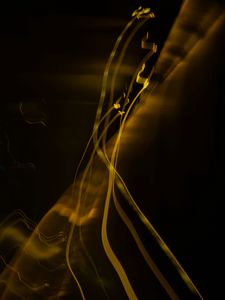 Preview wallpaper light, long exposure, abstraction, yellow