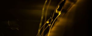 Preview wallpaper light, long exposure, abstraction, yellow