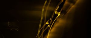Preview wallpaper light, long exposure, abstraction, yellow