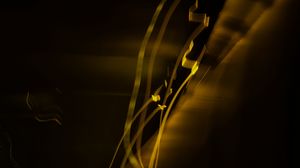 Preview wallpaper light, long exposure, abstraction, yellow