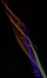 Preview wallpaper light, long exposure, freezelight, colorful, abstraction