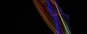 Preview wallpaper light, long exposure, freezelight, colorful, abstraction