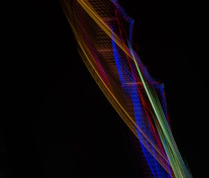 Preview wallpaper light, long exposure, freezelight, colorful, abstraction