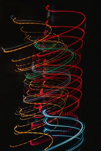 Preview wallpaper light, long exposure, lines, colorful, abstraction