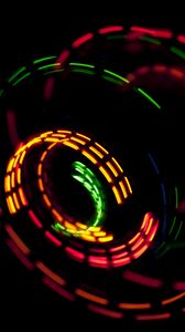 Preview wallpaper light, movement, long exposure, colorful, abstraction