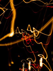 Preview wallpaper light, movement of light, long exposure, wavy, pattern