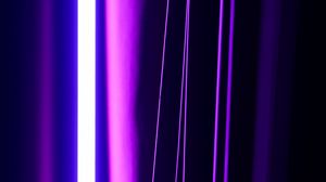 Preview wallpaper light, neon, lines, purple, abstraction