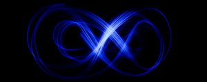 Preview wallpaper light, neon, long exposure, abstraction, blue