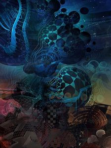 Preview wallpaper light, pattern, fantasy, imagination