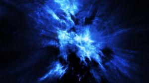 Preview wallpaper light, rays, cloud, abstraction, blue