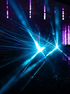 Preview wallpaper light, rays, glow, dark