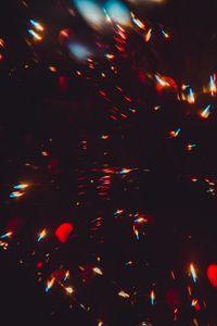 Preview wallpaper light, shine, glare, red, dark