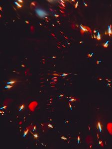 Preview wallpaper light, shine, glare, red, dark