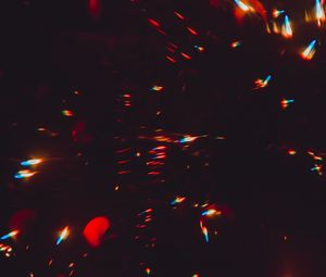 Preview wallpaper light, shine, glare, red, dark